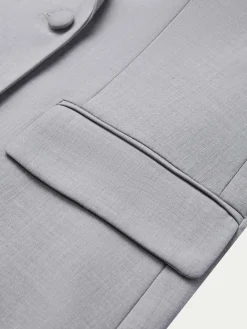 Lapel Collar Plain Urban Regular Fit Blazer