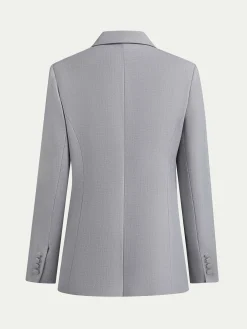 Lapel Collar Plain Urban Regular Fit Blazer