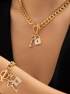 Personalized necklace and bracelet set