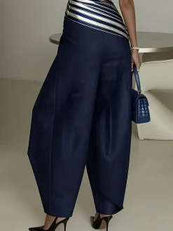Plain Loose Denim Urban Jeans