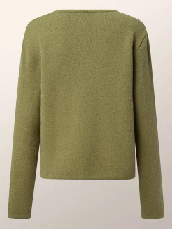 Plain Regular Fit Crew Neck Urban Cardigan