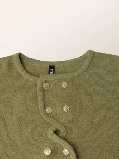 Plain Regular Fit Crew Neck Urban Cardigan