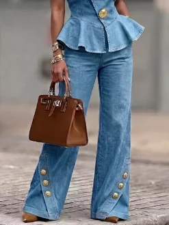 Plain Urban Denim Jeans