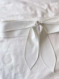 PU Plain Waist Band With Belt