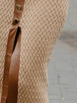 Regular Fit Plain Urban Maxi Skirt