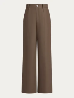 Regular Fit Plain Urban Wool Fashion Pants