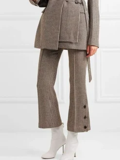 Regular Fit Urban Houndstooth Fashion Pants