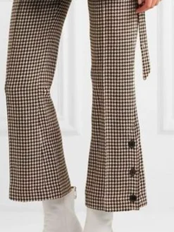 Regular Fit Urban Houndstooth Fashion Pants