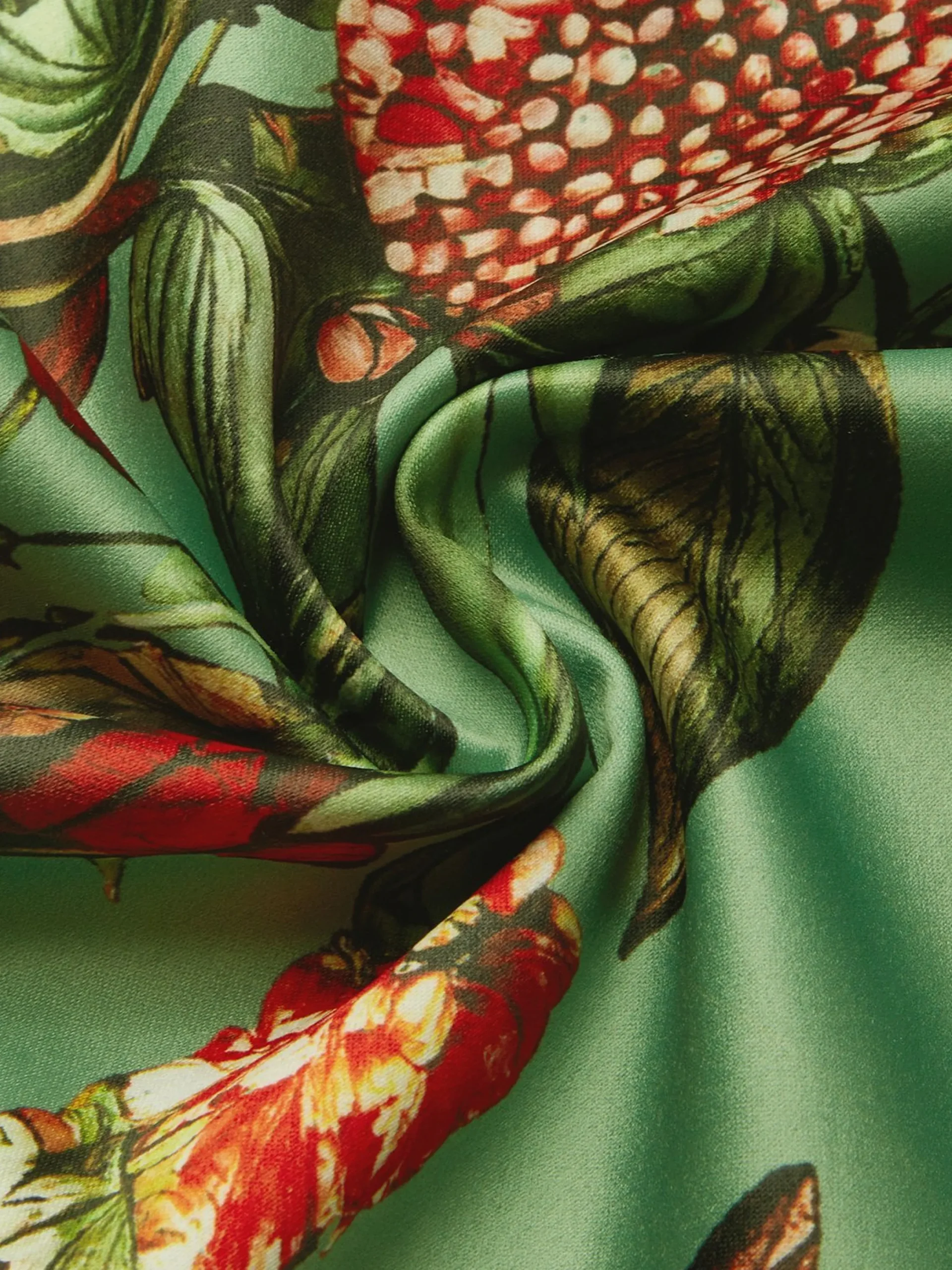 Satin Urban Floral Shirt