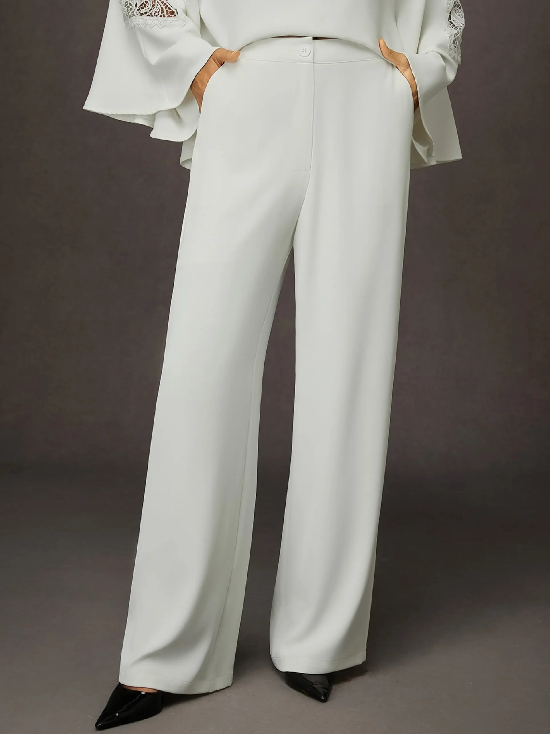 Solid Straight Leg Pants - Versatile Urban Trousers for Social Wear