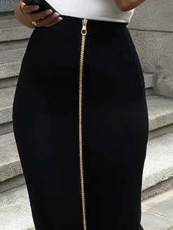 Stylewe Women Urban Natural Bodycon Maxi Skirt Slim Fit Daily Spring Fall