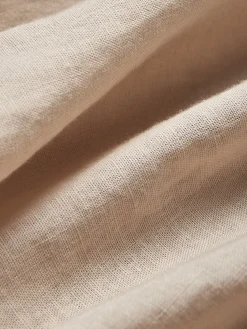 STYLE WE x CHILLINEN | Loose Plain Linen Crew Neck Tank Top