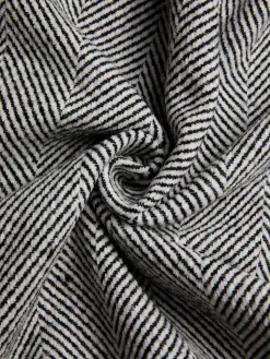 Urban Buttoned Herringbone Cross Neck Vest