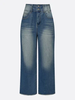 Urban Chic Denim Wide-Leg Jeans