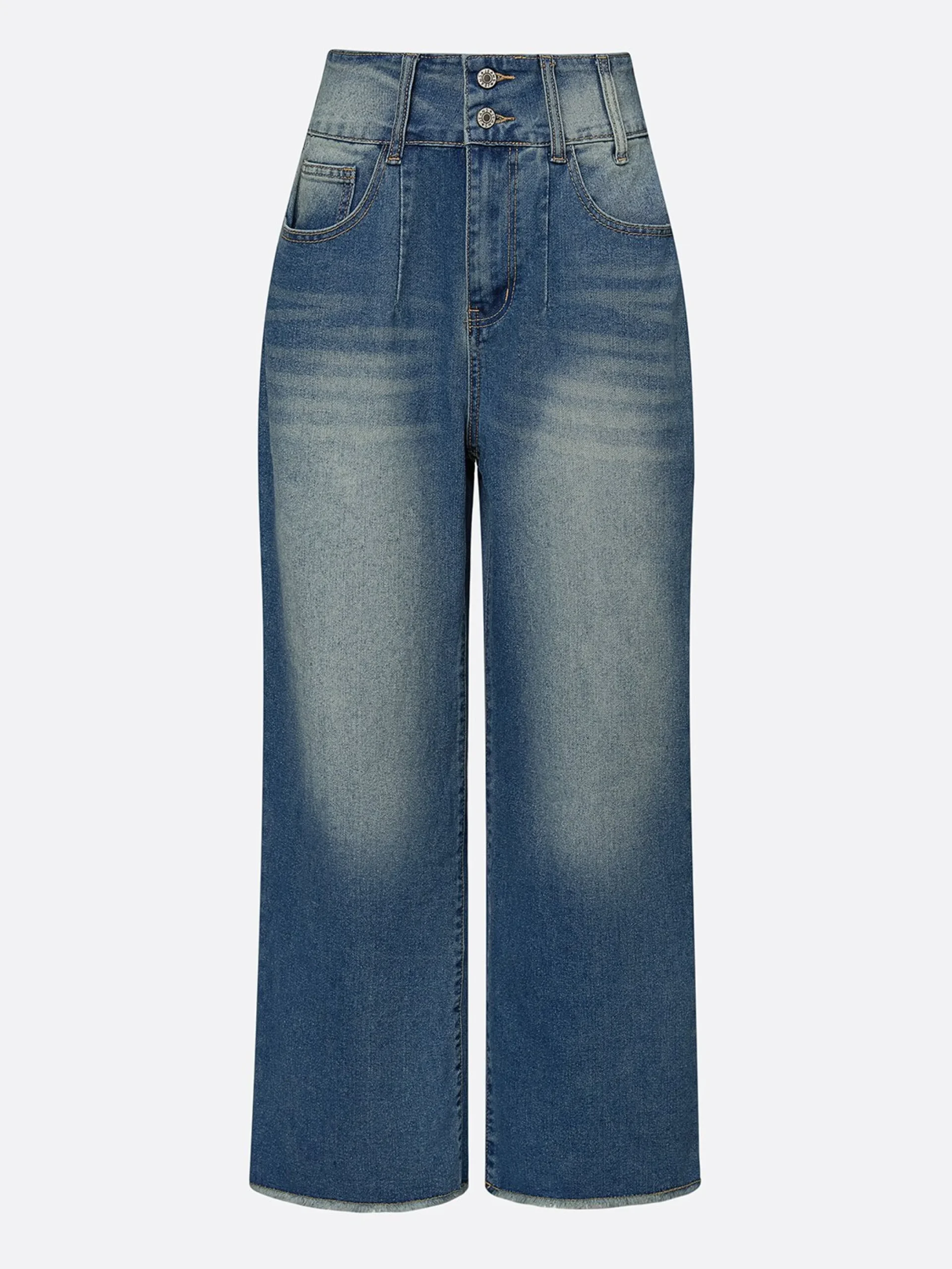 Urban Chic Denim Wide-Leg Jeans
