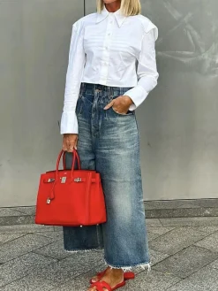 Urban Chic Denim Wide-Leg Jeans