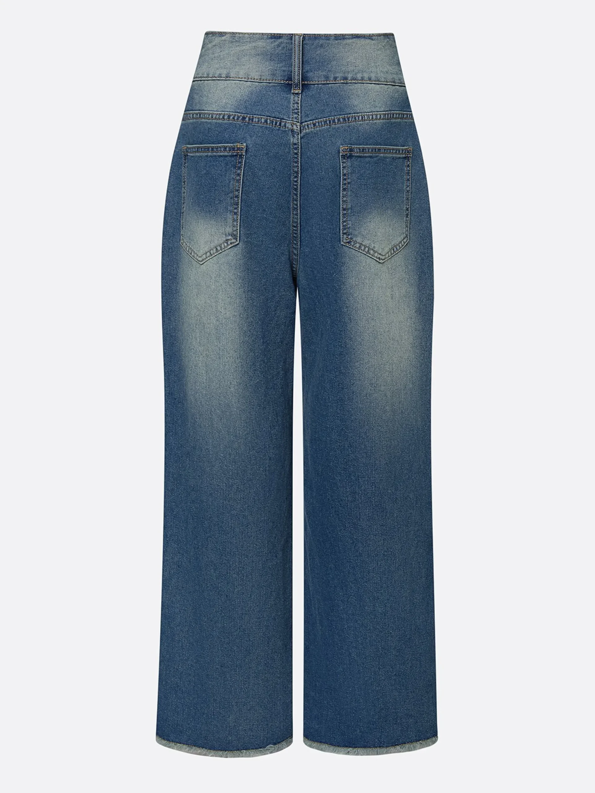 Urban Chic Denim Wide-Leg Jeans