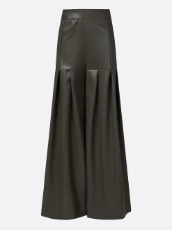 Urban Classic Wide-Leg Faux Leather Pants