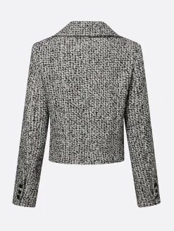 Urban Color Block Shawl Collar Jacket
