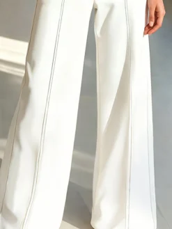 Urban Color Block Wide Leg Pants