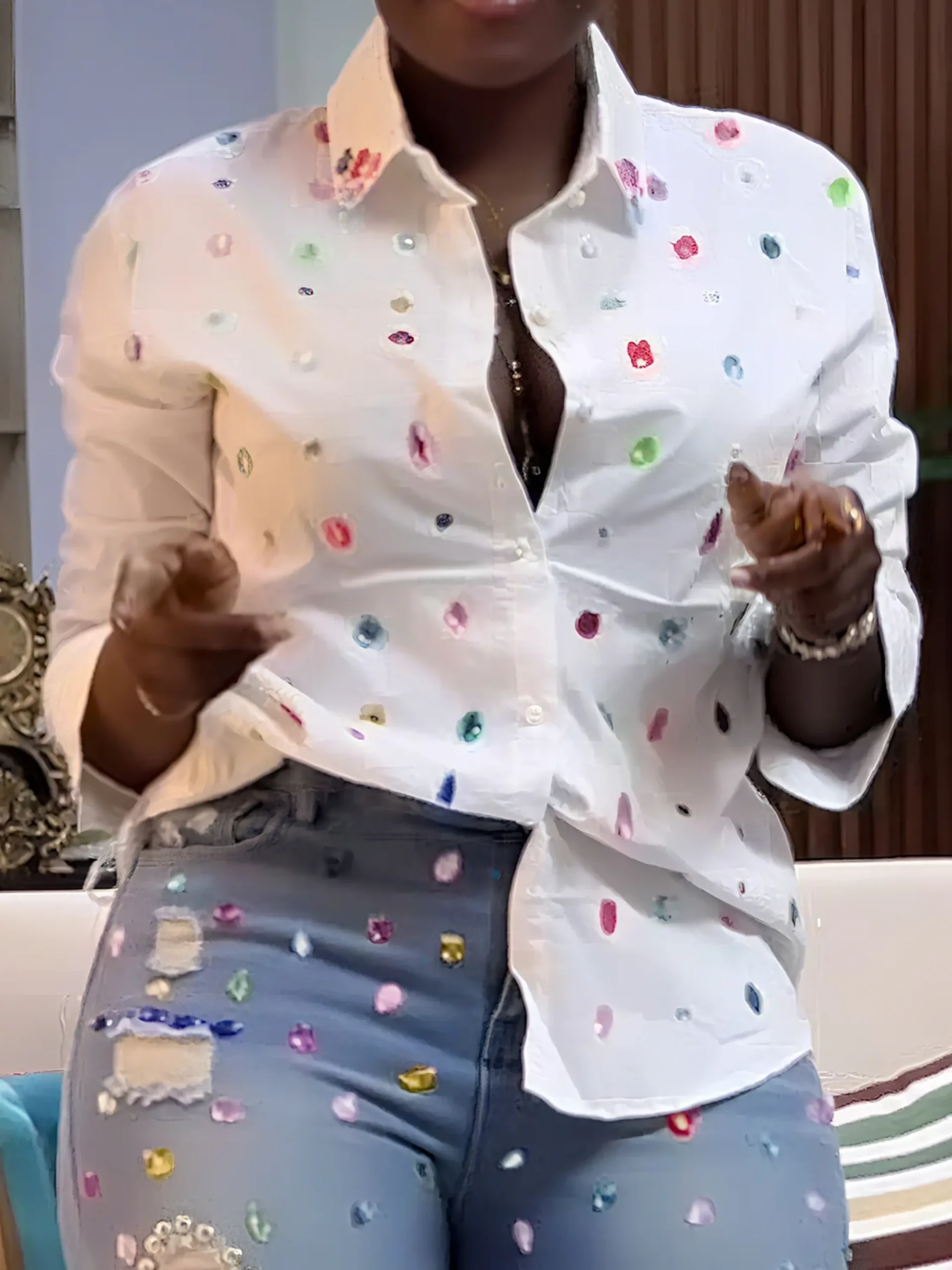 Urban 3D Printing Printing Shirt Collar Shirt