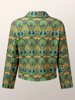Urban Ethnic Regular Fit Stand Collar Jacket
