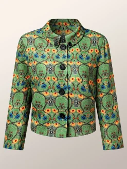 Urban Ethnic Regular Fit Stand Collar Jacket