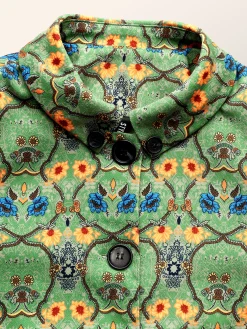 Urban Ethnic Regular Fit Stand Collar Jacket