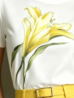 Urban Floral Printing T-shirt