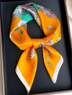 Urban Floral Silk Scarf