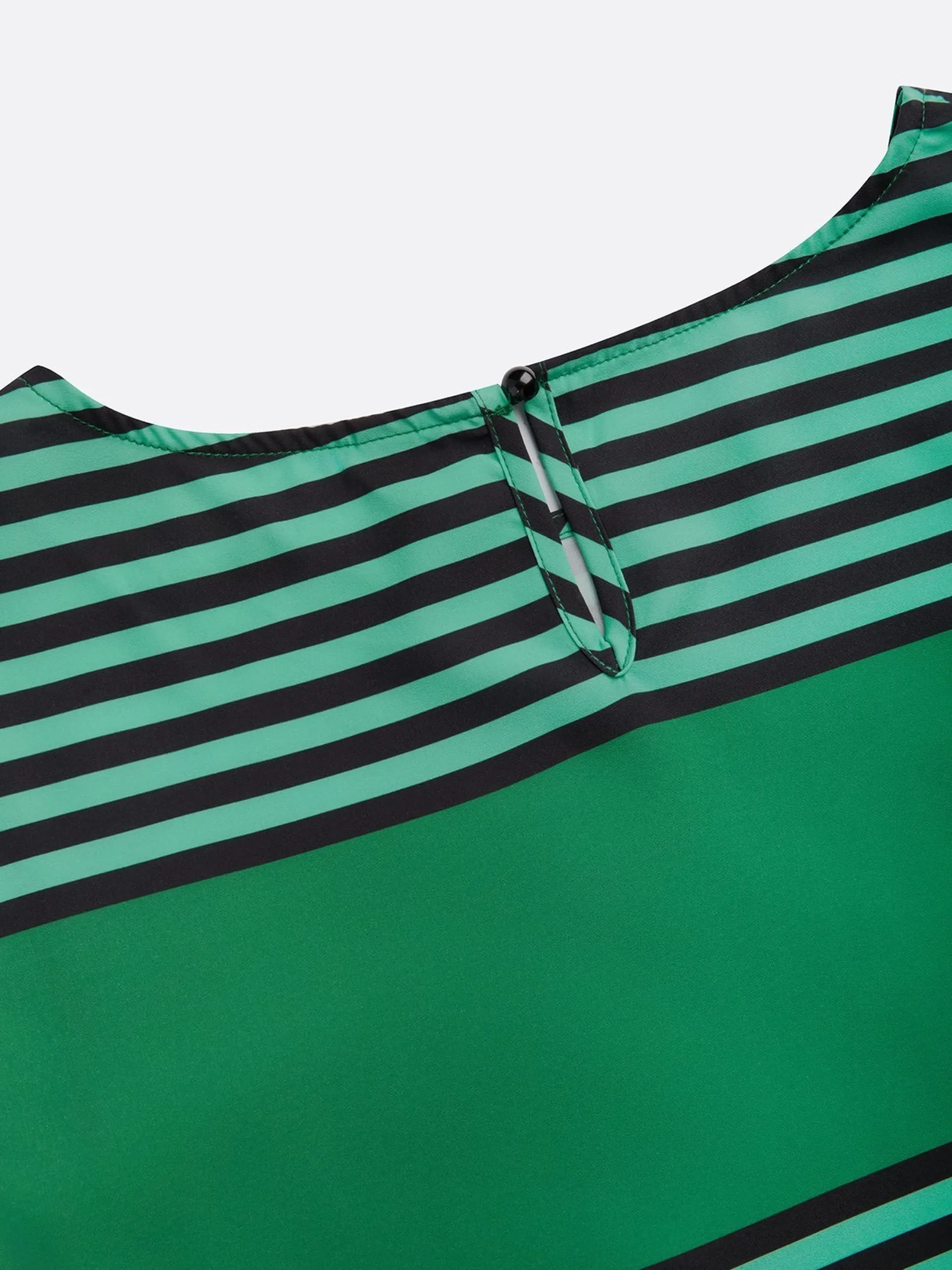 Urban Geometric Stripe Sleeveless Top Loose Fit Lightweight Daily