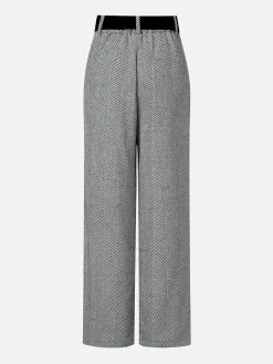 Urban Herringbone Overall Bib Pants
