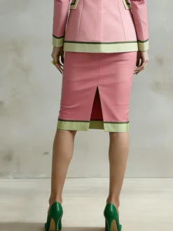 Urban H-Line Knee Length Skirt Natural Fit Summer Commuting