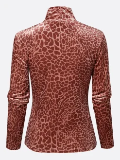 Urban Leopard Turtleneck T-shirt