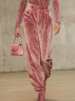 Urban Plain Straight Pants