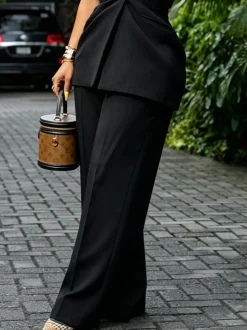 Urban Plain Straight Pants