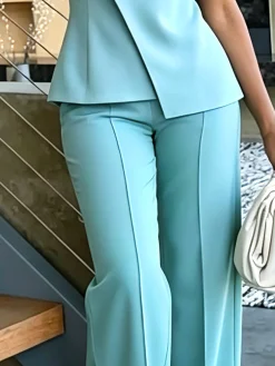Urban Plain Straight Pants