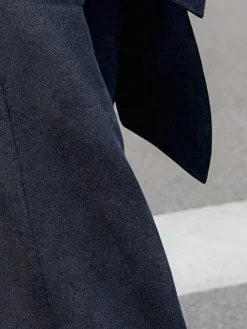 Urban Plain Wide Leg Pants With Belt