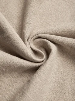 Urban Shawl Collar Long Sleeve Loose Linen Jumpsuit