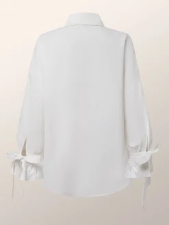 Urban Shirt Collar Floral Loose Blouse