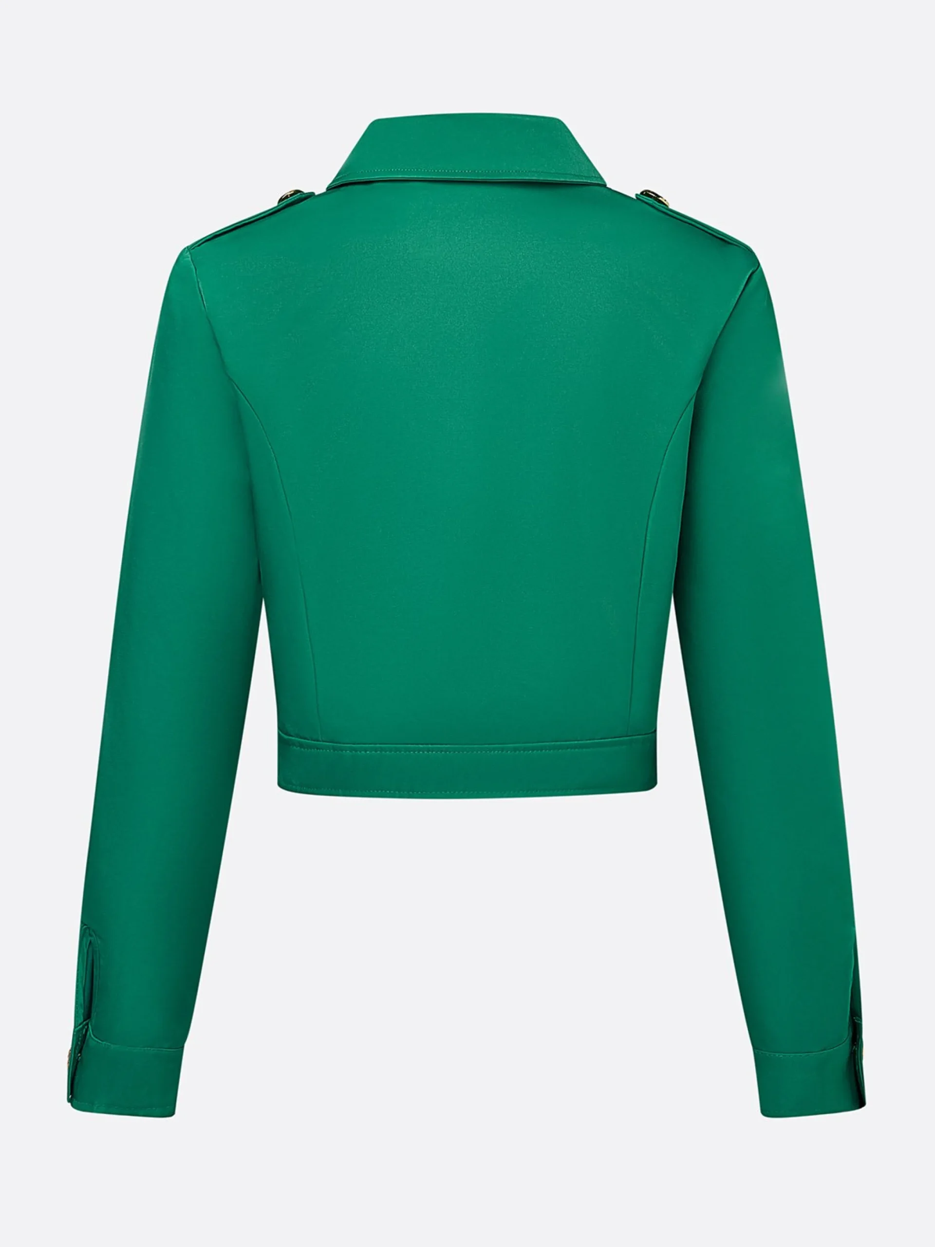 Urban Sleek Shawl Collar Buttoned Jacket