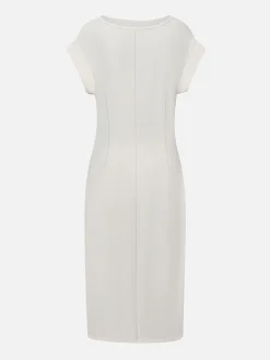 Urban Solid Tailored Midi Bodycon Dress