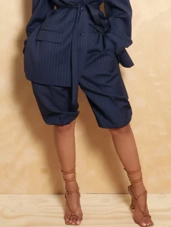 Urban Striped Baggy Pants Shorts