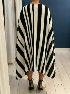 Urban Striped Off The Shoulder Blouse