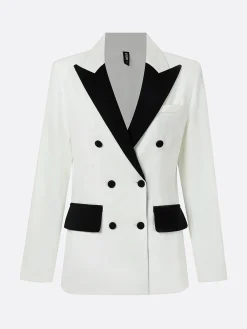 Urban Tuxedo Color Block Lapel Collar Blazer