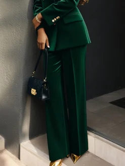 Urban Velvet Straight Pants