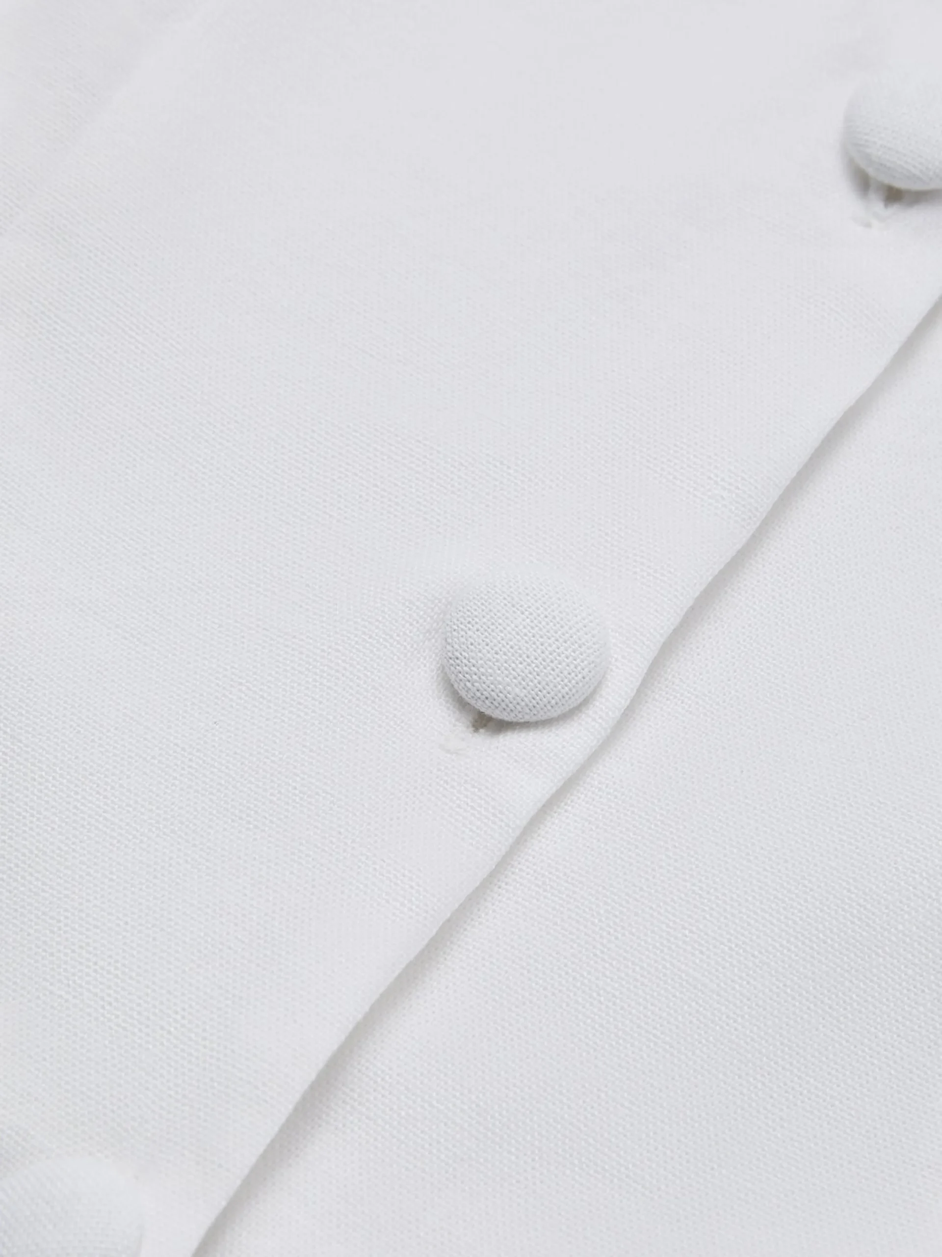 Urban V Neck Linen-Cotton Blend Vest