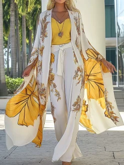 Vacation Floral Fashion Pants
