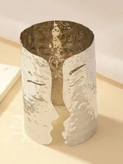 Valentine's Day Irregular Face Design Punk Cuff Bangle