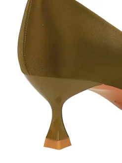 Women Minimalist Wineglass Heel Shallow Pumps